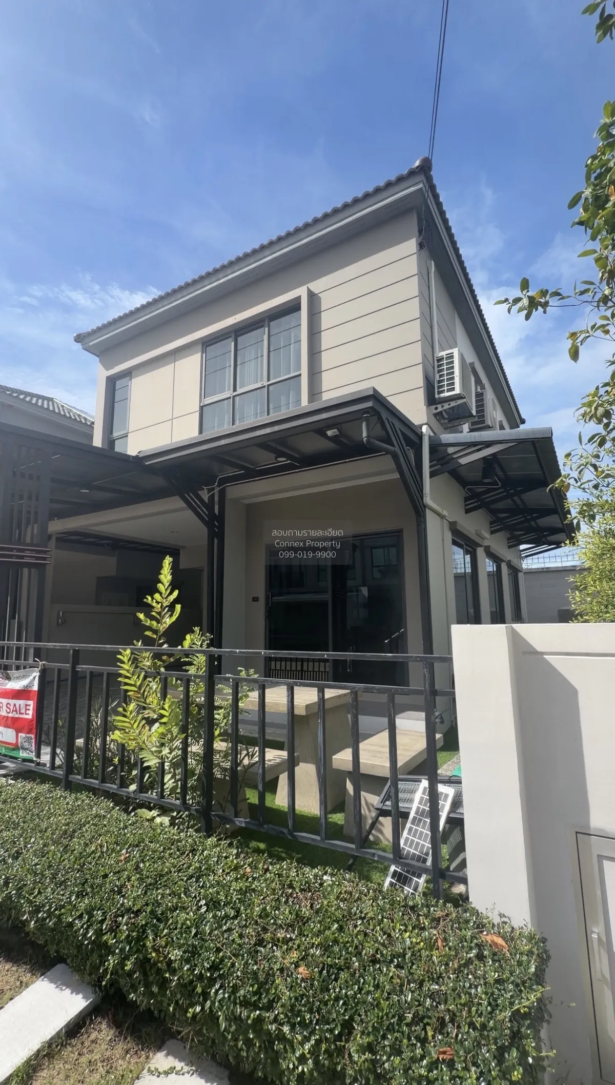 Twin house for sale, 2 stories, V Compound Bangna project, Bang B 1