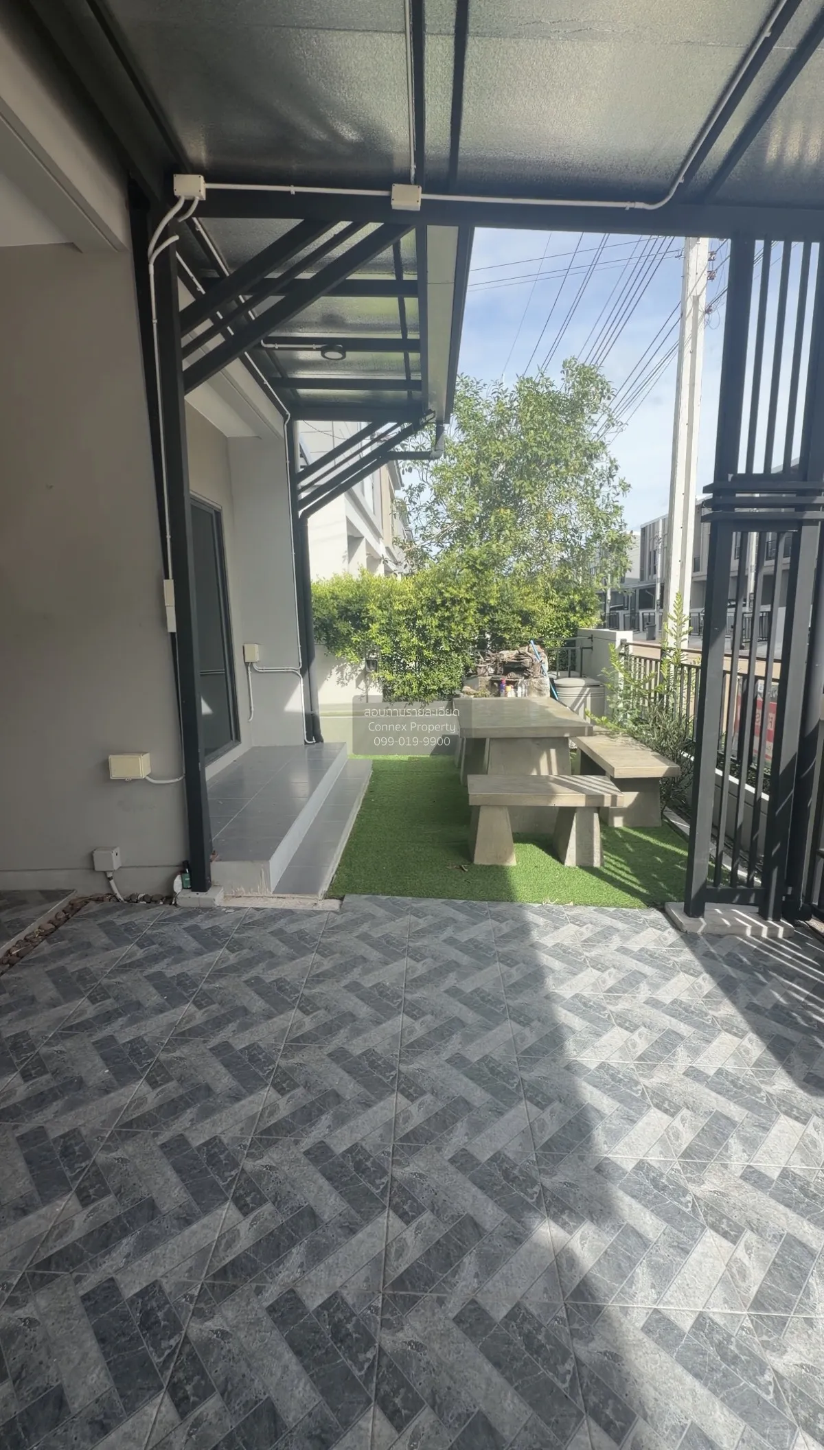 Twin house for sale, 2 stories, V Compound Bangna project, Bang B 4