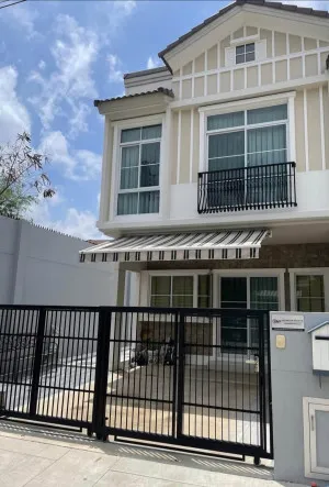 For Rent Townhouse/Townhome  , Indy 4 Bangna Km.7 , wide frontage , MRT-Sri Bearing , Bang Kaeo , Bang Phli , Samut Prakarn , CX-153625
