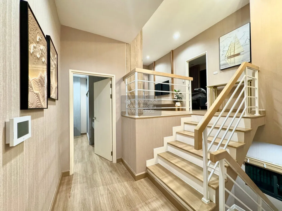 For Rent House , Nirati Don Mueang , nice view , wide frontage , 