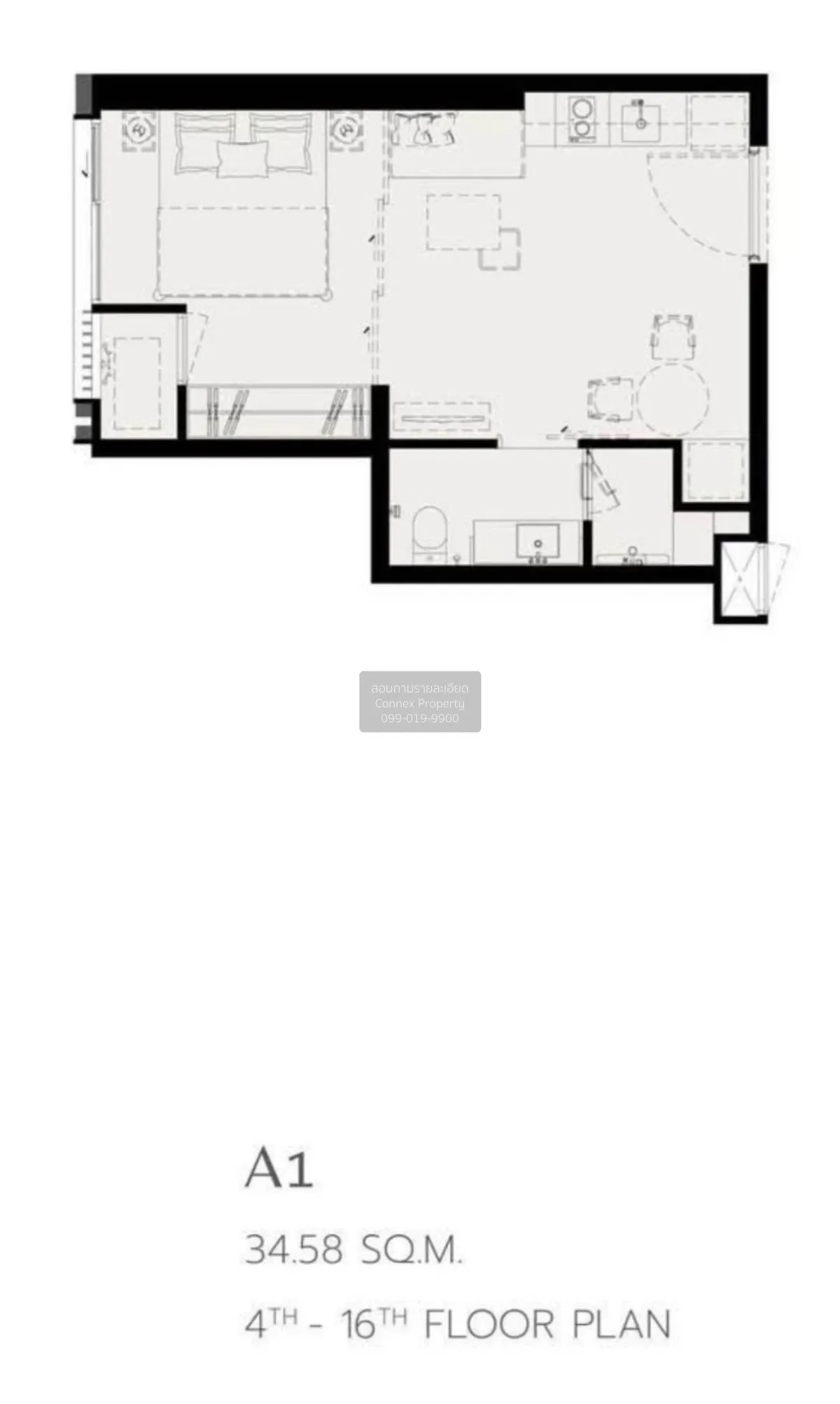 ขายคอนโด  รมย์ คอนแวนต์  หน้ากว้าง สีลม เขต บางรัก กรุงเทพ CX-154