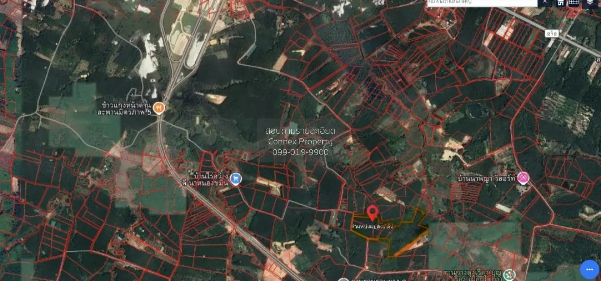 For Sale land 81 rai 3 ngan 21 square wah Wisit Bueng Kan , Wisit 2