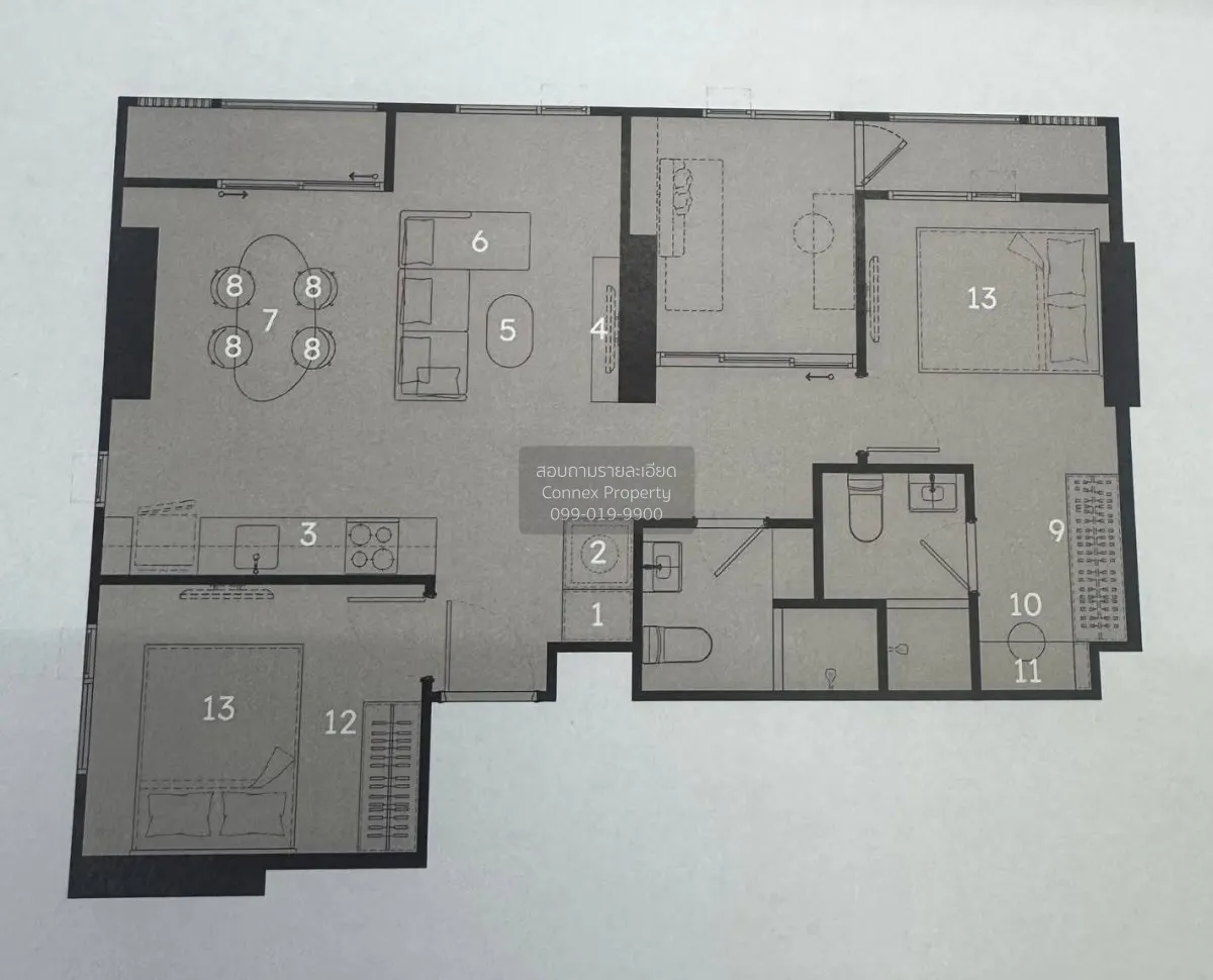 For Sale Condo , COBE Ratchada - Rama 9 , MRT-Thailand Cultural C 2