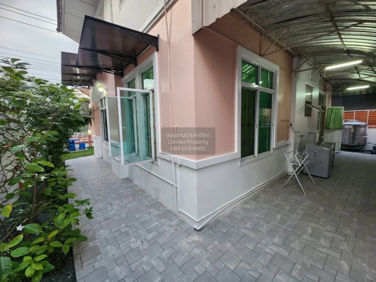 ขายบ้าน  บ้านบุรีรมย์ วงแหวน - ปิ่นเกล้า หน้ากว้าง ปลายบาง บางกรว