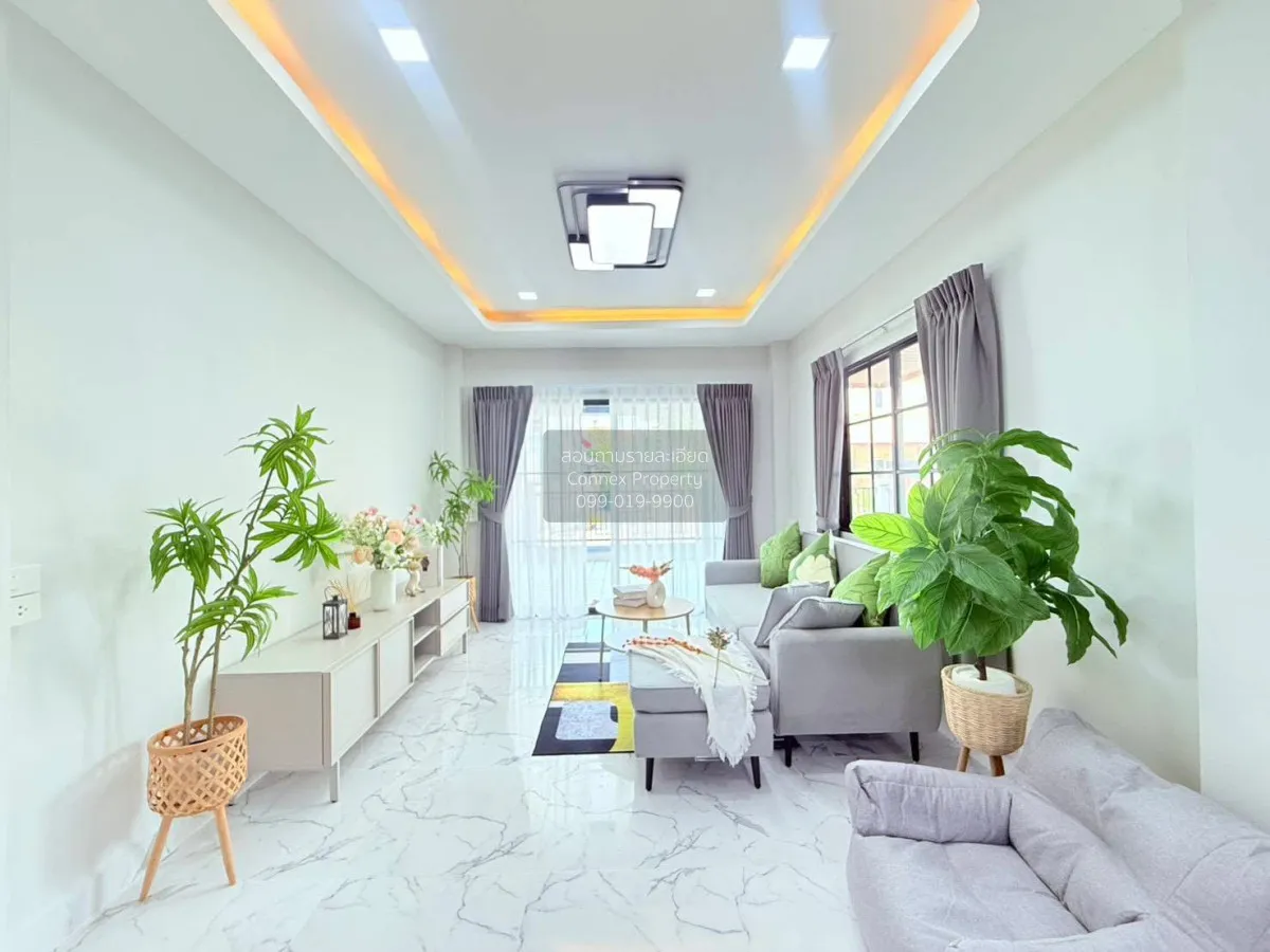 ขายทาวน์เฮ้าส์/ทาวน์โฮม  บ้านพูนสินธานี 3 ห้องมุม รีโนเวทใหม่ คลอ