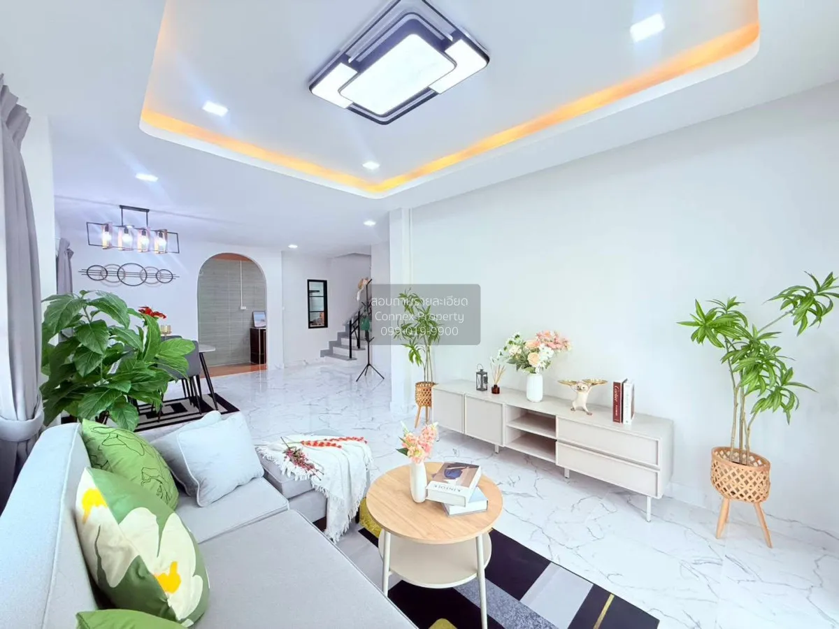 ขายทาวน์เฮ้าส์/ทาวน์โฮม  บ้านพูนสินธานี 3 ห้องมุม รีโนเวทใหม่ คลอ