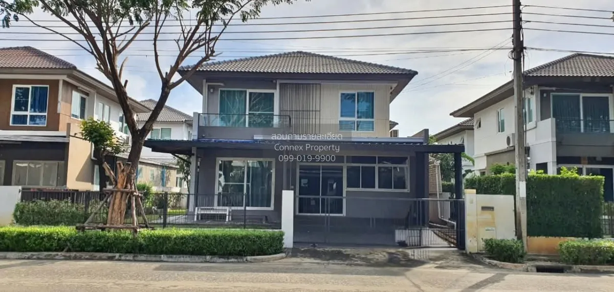 For Rent House , Baan Pruklada Suvarnabhumi , wide frontage , Sis 1
