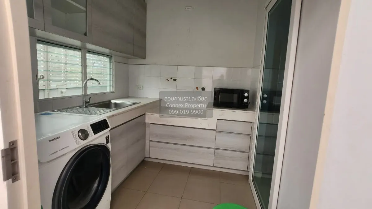 For Rent House , Baan Pruklada Suvarnabhumi , wide frontage , Sis