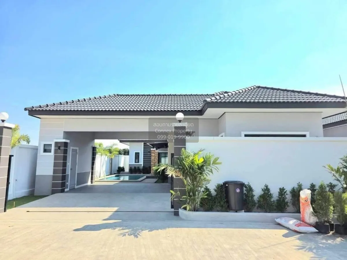 For Sale Pool villa in Soi Huai Yai, House A2, ready to move in.  1