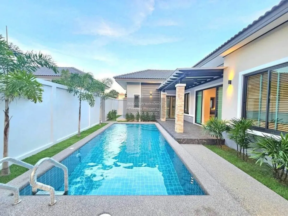 For Sale Pool villa in Soi Huai Yai, House A2, ready to move in.  4