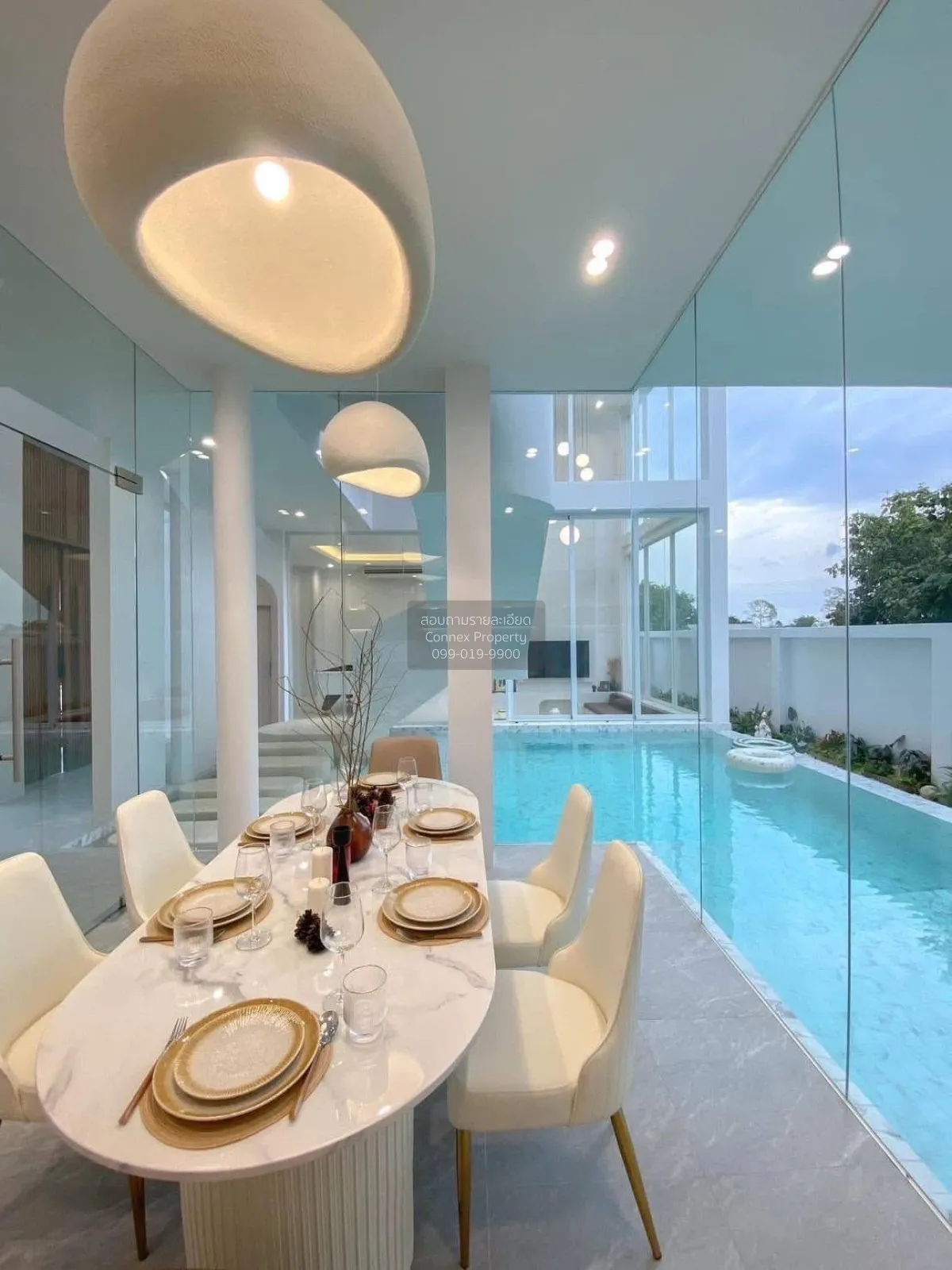 For Rent House , The Pool Space Villa , Huai Yai , Bang Lamung ,  3