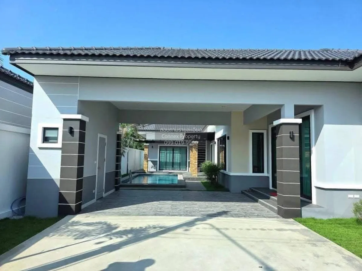 For Sale Pool villa for sale, Soi Huai Yai, House B0, ready to mo 2