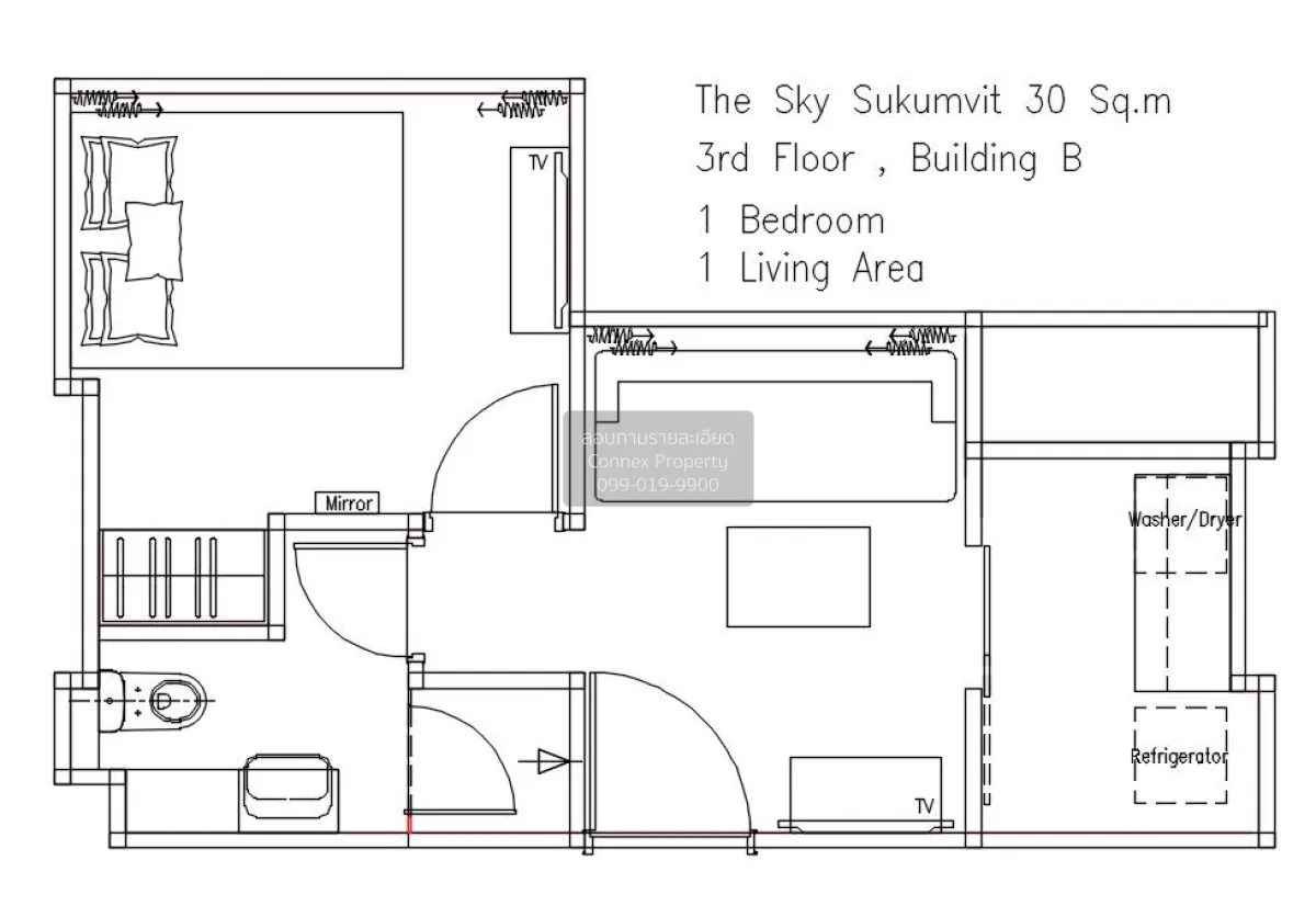 For Rent Condo , The Sky Sukhumvit , BTS-Udom Suk , Bang Na , Ban