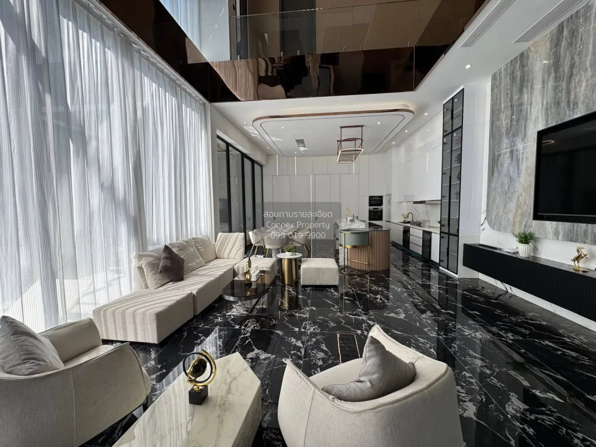 For Sale Luxury modern 4-storey pool villa, 400 sq.m, Pattaya Thi 4
