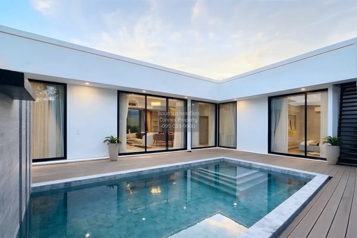 For Rent Single - storey pool villa, 70 sq.wa., Nong Prue. , Nong 3