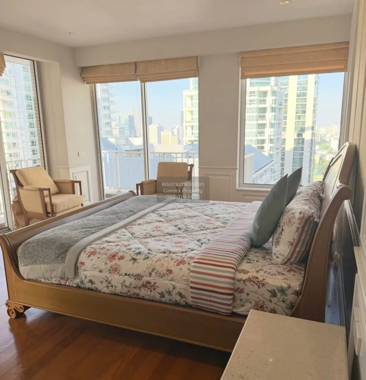 For Rent Condo , Langsuan Ville , high floor , corner unit , wide
