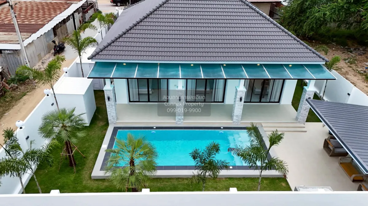 For Sale Luxury single - storey pool villa, 532.4 sq m, Huai Yai, 1