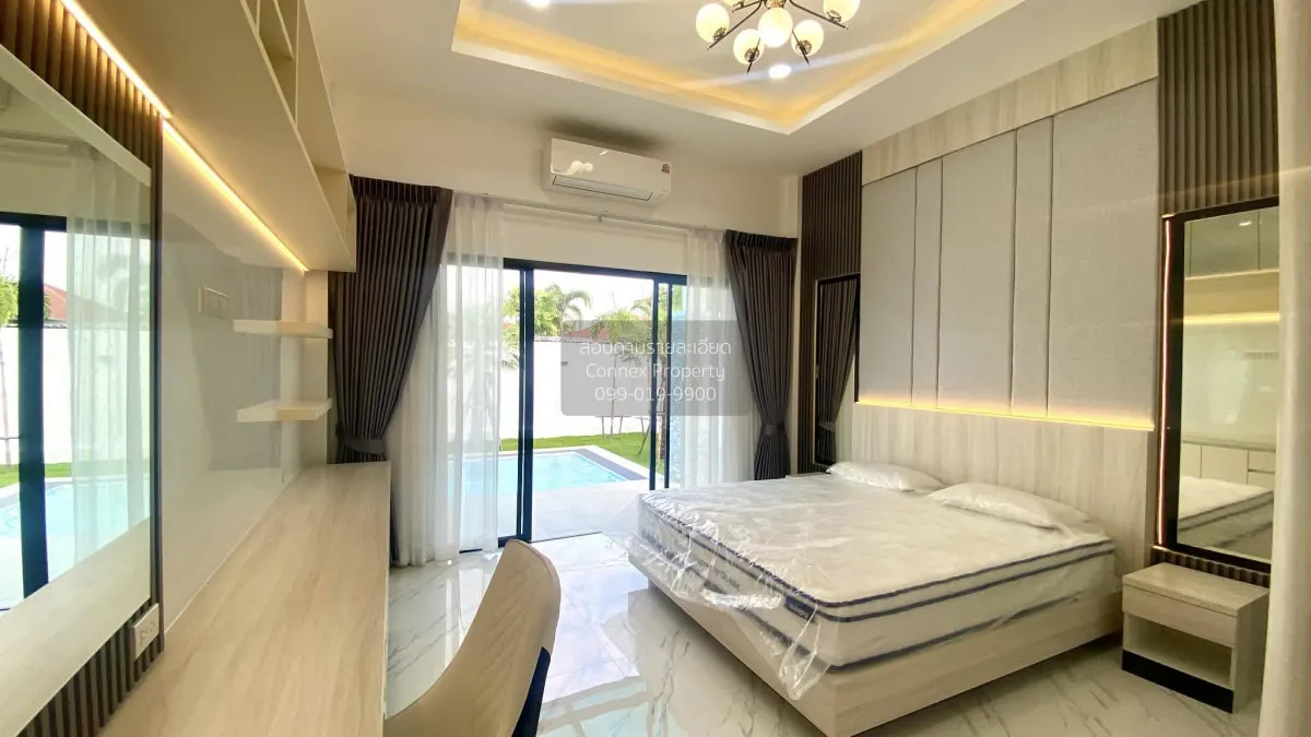 For Sale Luxury single - storey pool villa, 532.4 sq m, Huai Yai,