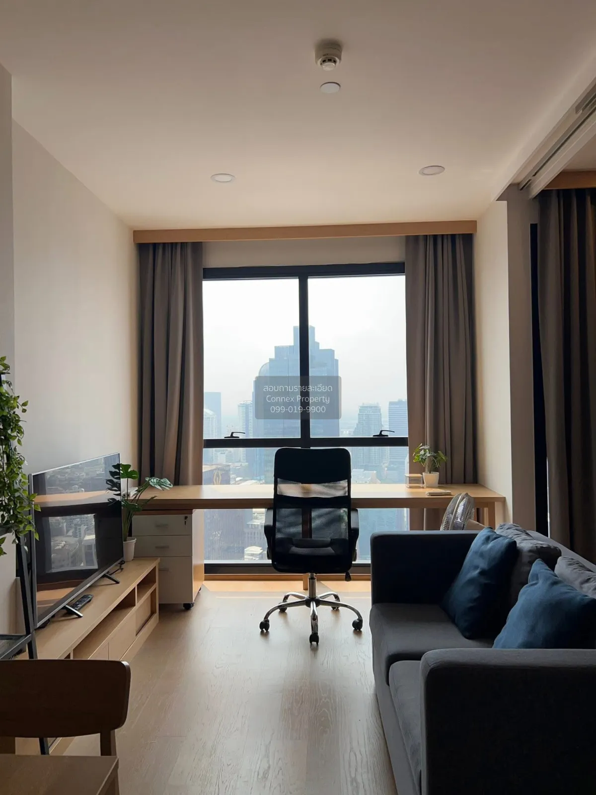 For Rent Condo , Ashton Chula-Silom , nice view , high floor , MR 1