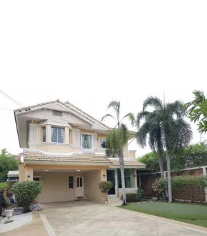 For Rent House , Mantana Watcharapol - Ramintra 2 , nice view , corner unit , wide frontage , Tha Raeng , Bang Khen , Bangkok , CX-156399