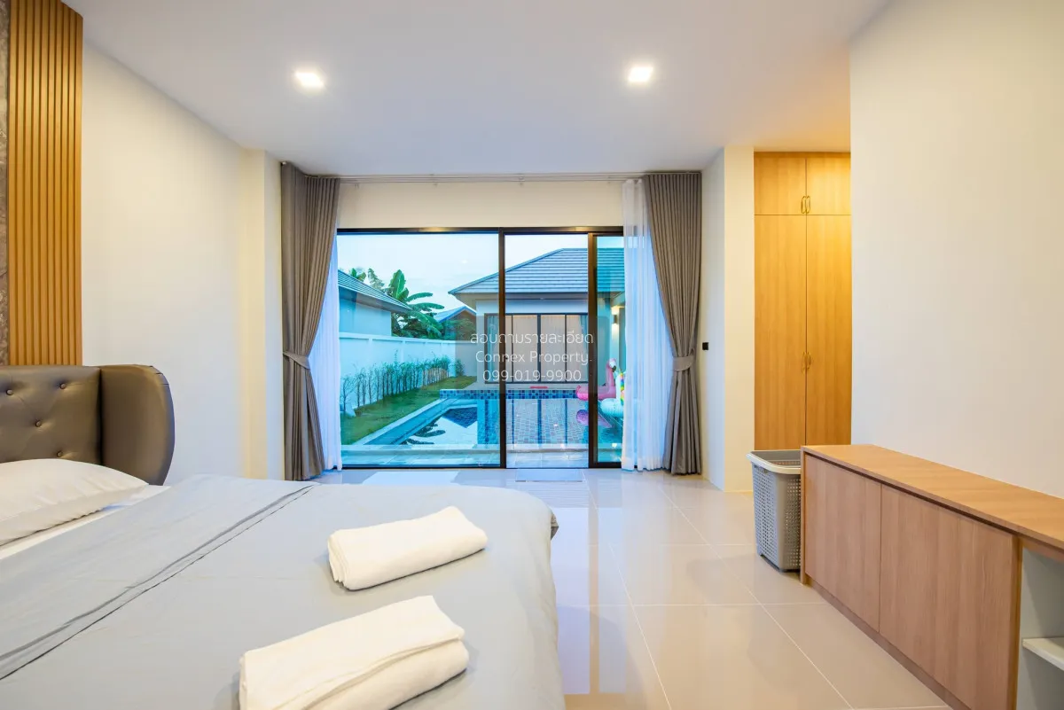For Rent Modern pool villa, 153 sq.wah, Huai Yai. , Huai Yai , Ba