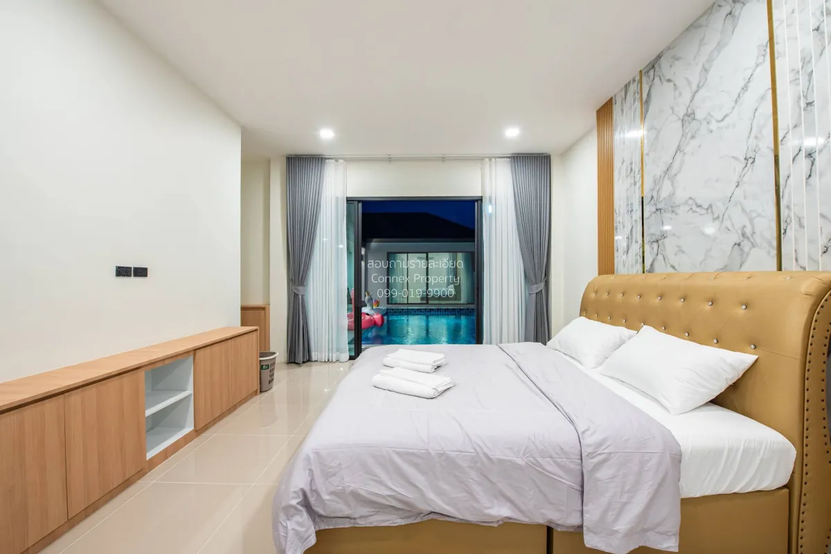 For Rent Modern pool villa, 153 sq.wah, Huai Yai. , Huai Yai , Ba