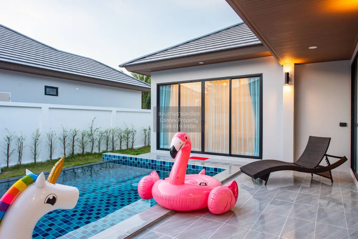 For Rent Modern pool villa, 153 sq.wah, Huai Yai. , Huai Yai , Ba