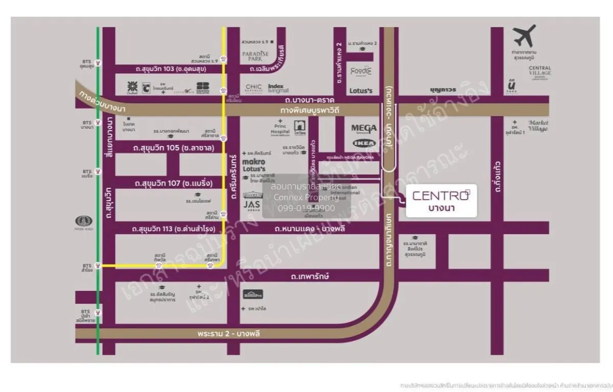 For Rent House , Centro Bangna Phase 2 , Bang Kaeo , Bang Phli , 