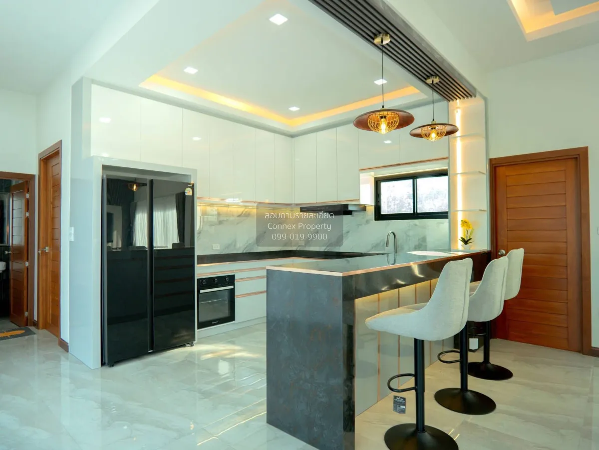 For Sale Single-story pool villa, 91 square wa, Bang Saray. , Ban 3