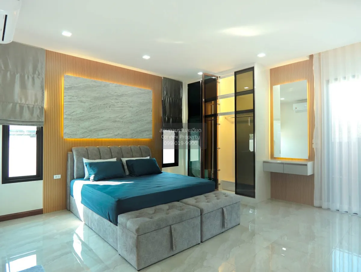 For Sale Single-story pool villa, 91 square wa, Bang Saray. , Ban