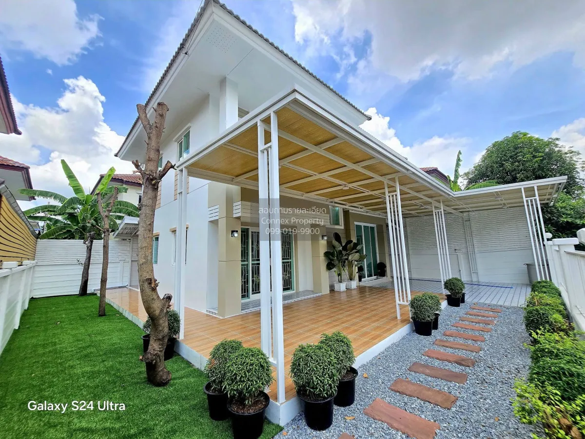 For Sale House , BAAN KUNAPHAT 5 BANGBUATHONG , newly renovated , 3