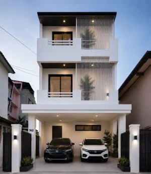 For Sale townhome  (4 floors)  on Soi Pracha Songkhro 33, (Intersection 1), near Huai Khwang Market. , high floor , wide frontage , newly renovated , Sam Sen Nai , Dusit , Bangkok , CX-158173