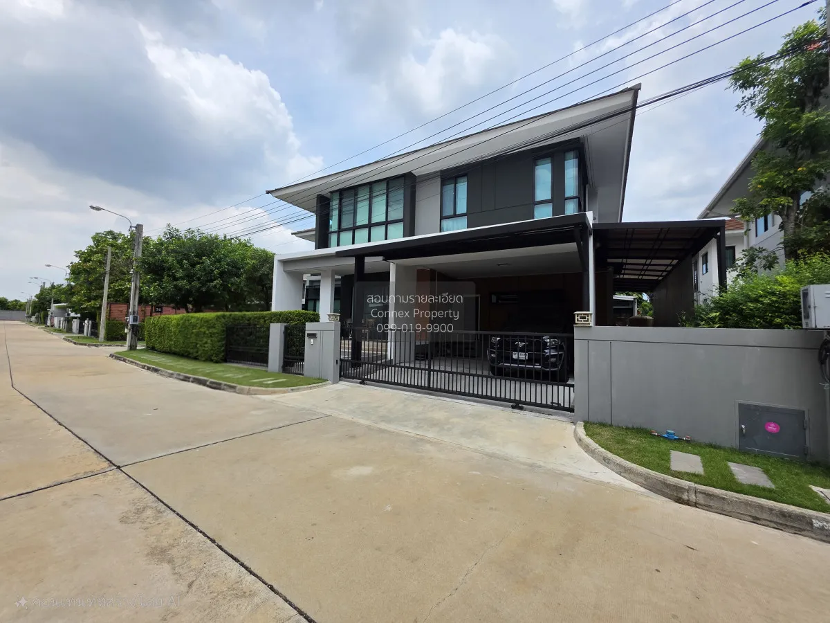 For Sale House , Setthasiri Charan - Pinklao , corner unit , MRT- 2