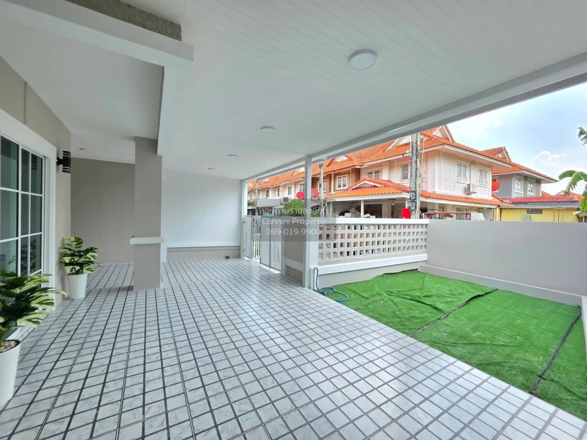 For Rent House , Baan Pruksa 21 Bang Yai , wide frontage , newly  4