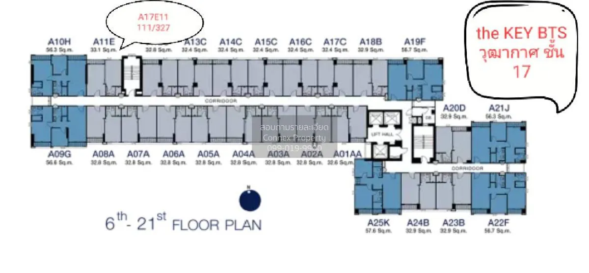 For Sale Condo , THE KEY WUTTHAKAT , BTS-Wutthakat , Talat Phlu , 2