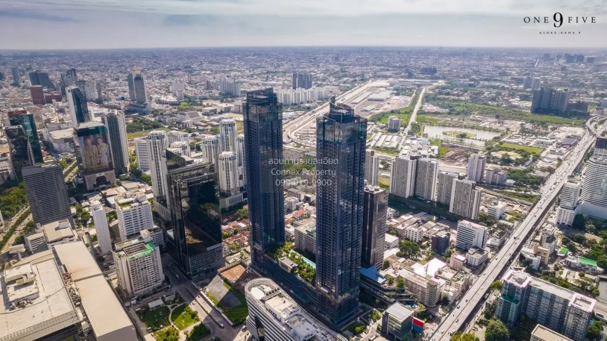 เช่าคอนโด  วันไนน์ไฟว์ อโศก - พระราม 9 MRT-พระราม 9 ห้วยขวาง เขต 