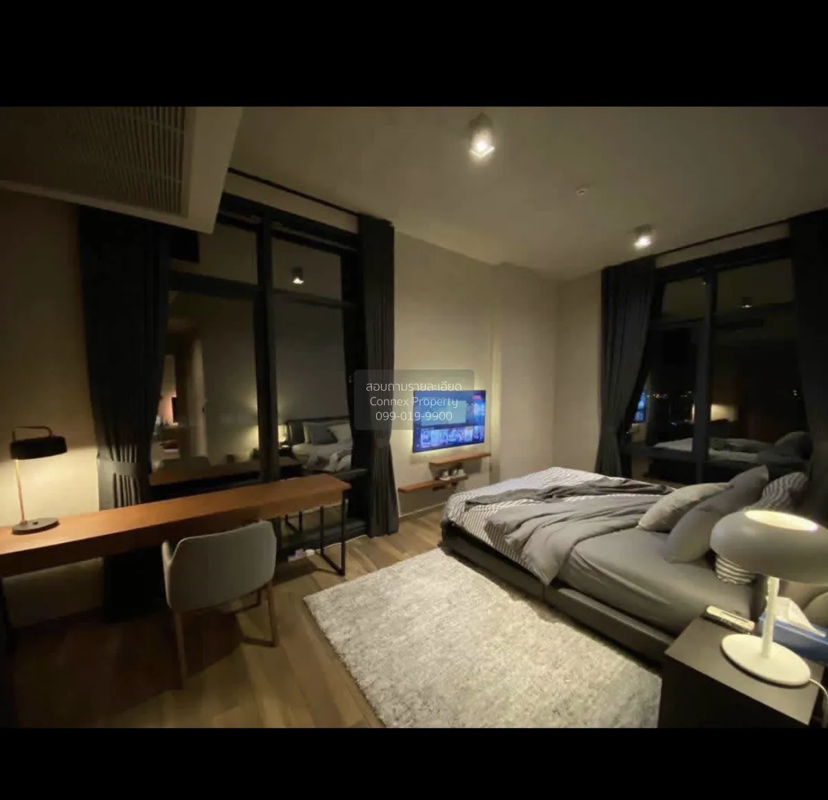 For Rent Condo , The Lofts Asoke , high floor , newly renovated , 4