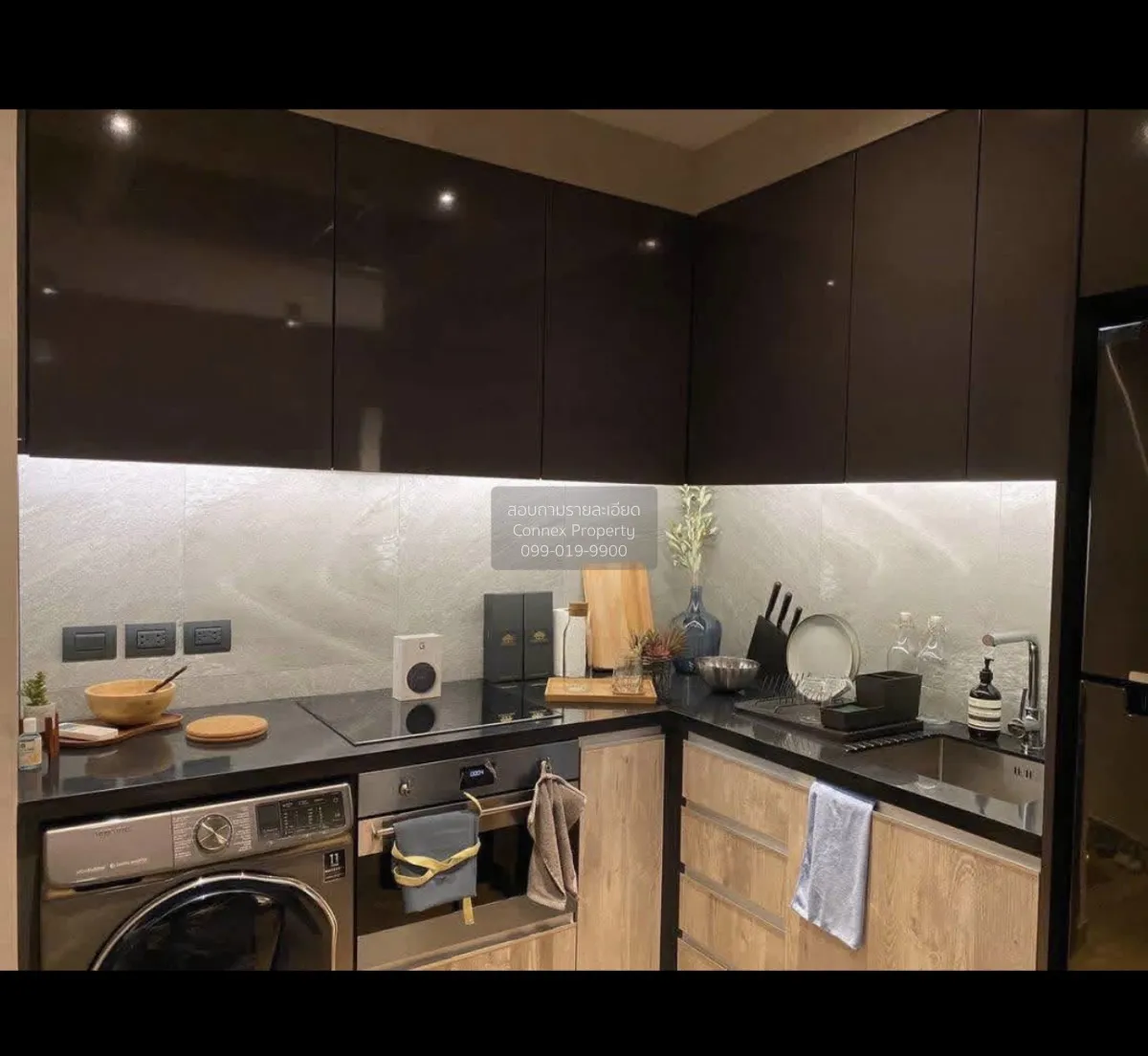For Rent Condo , The Lofts Asoke , high floor , newly renovated ,