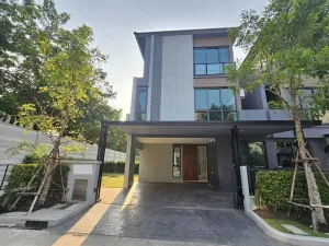 For Sale House , Baan Klang Muang The Edition Phahol - Ramintra , corner unit , wide frontage , MRT-Lat Pla Khao , Tha Raeng , Bang Khen , Bangkok , CX-159377