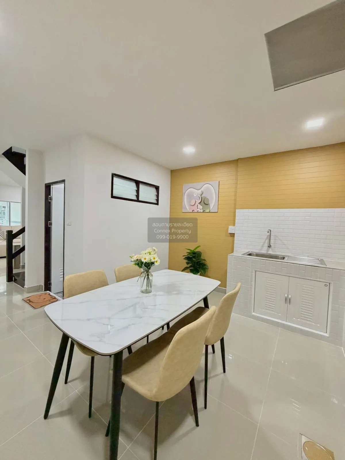 ขายทาวน์เฮ้าส์/ทาวน์โฮม  บ้านกานต์มณี รีโนเวทใหม่ บางบัวทอง บางบั