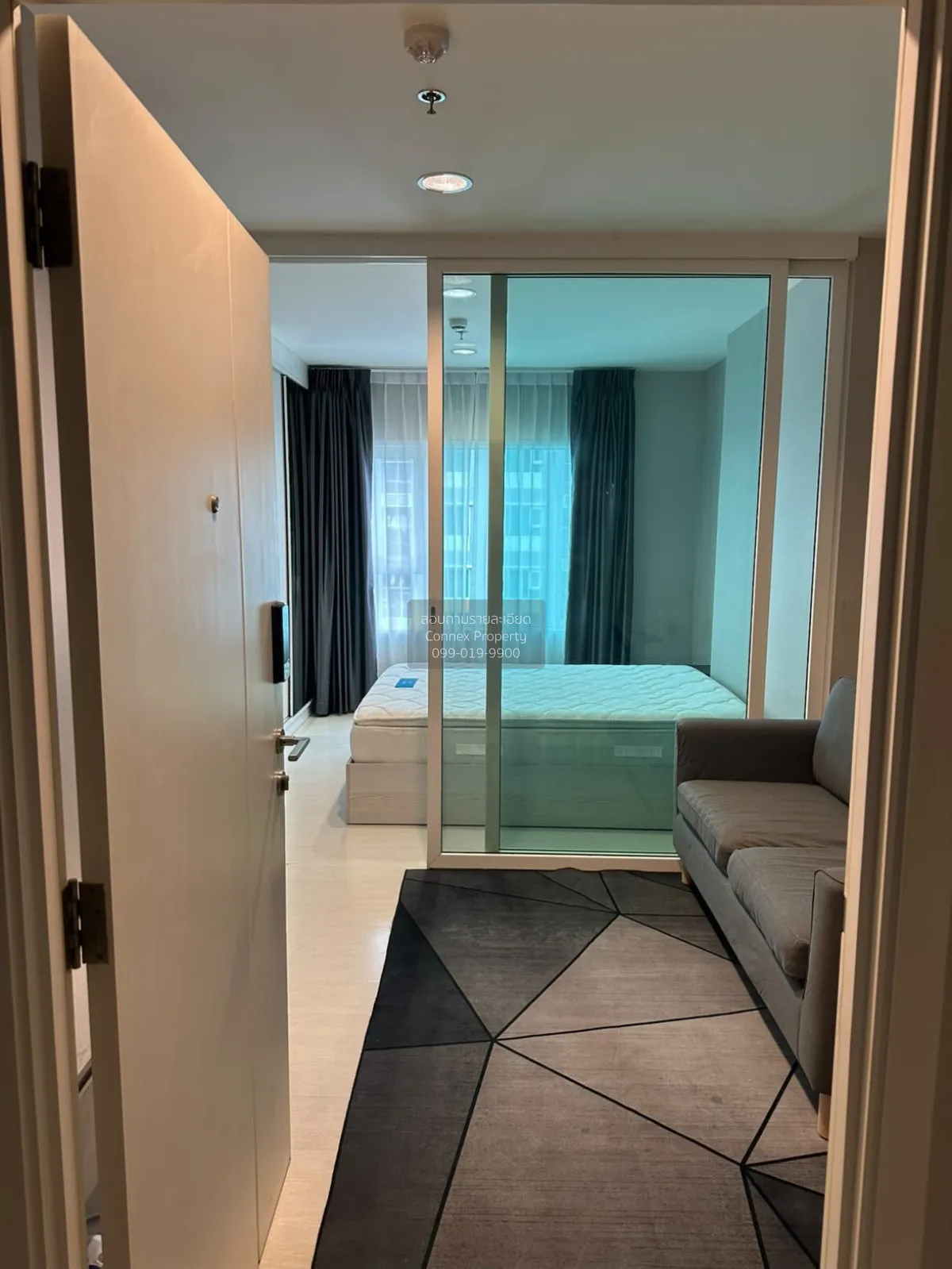 For Rent Condo , Aspire Erawan , nice view , high floor , river v 1