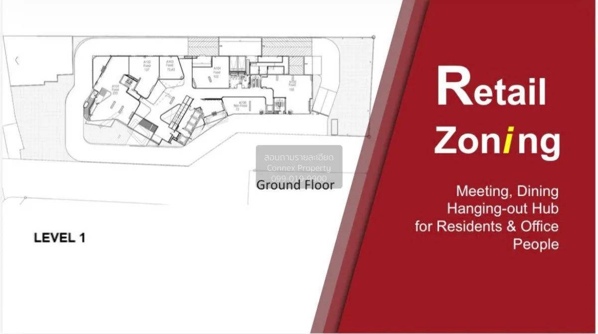 For Sale Commercial space , Rich walk Rama 9 - Srinakarin , Suan 