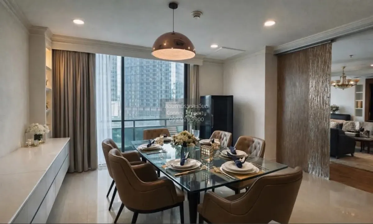 For Rent Condo , Lumpini Park View , Penthouse , high floor , wid