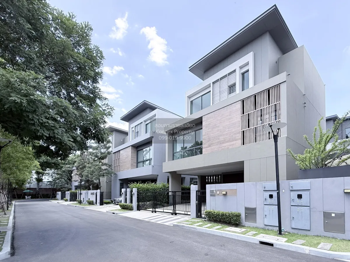 (NEW) บ้านหรู 3 ชั้น ติดถนนใหญ่ พร้อมลิฟต์ในตัว วิวสวน แกรนด์ บาง 1