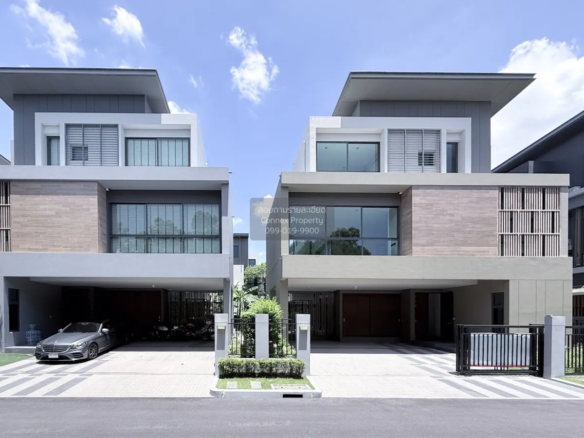 (NEW) บ้านหรู 3 ชั้น ติดถนนใหญ่ พร้อมลิฟต์ในตัว วิวสวน แกรนด์ บาง 2
