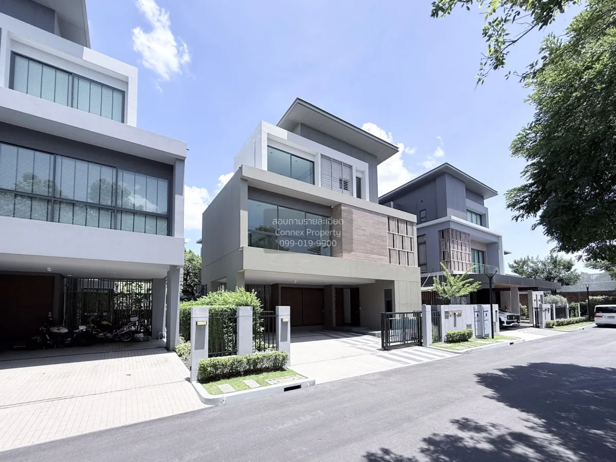 (NEW) บ้านหรู 3 ชั้น ติดถนนใหญ่ พร้อมลิฟต์ในตัว วิวสวน แกรนด์ บาง 3