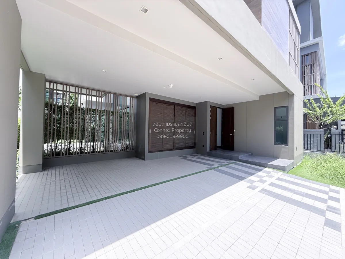 (NEW) บ้านหรู 3 ชั้น ติดถนนใหญ่ พร้อมลิฟต์ในตัว วิวสวน แกรนด์ บาง