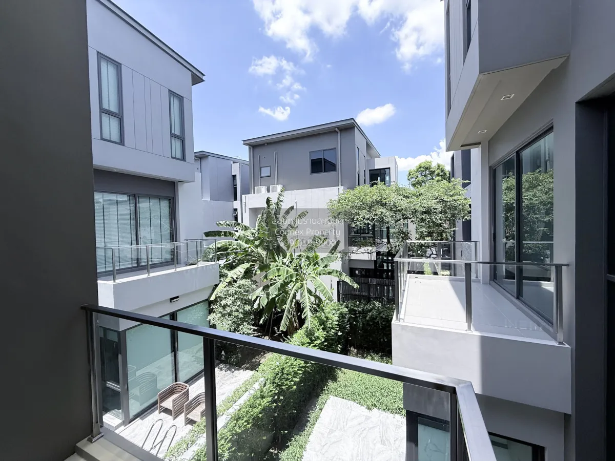 (NEW) บ้านหรู 3 ชั้น ติดถนนใหญ่ พร้อมลิฟต์ในตัว วิวสวน แกรนด์ บาง