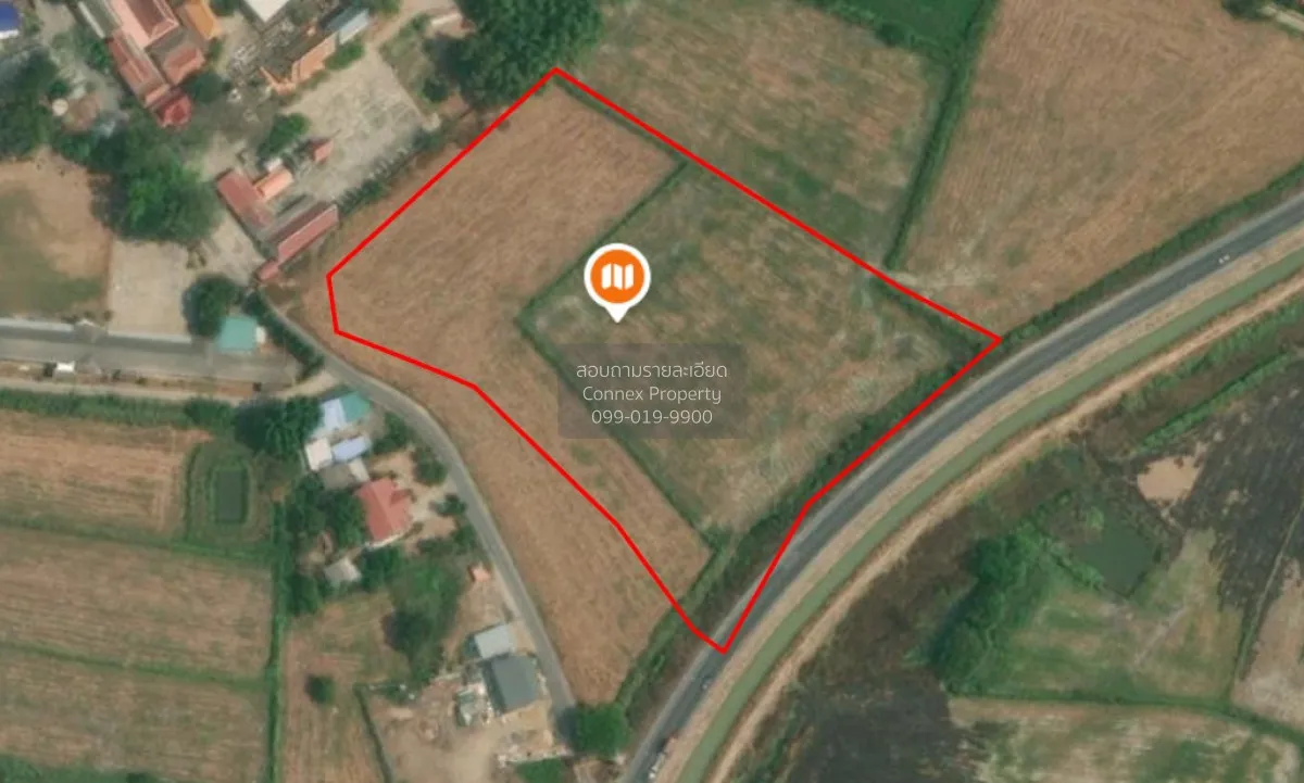 ขายืที่ดิน ผังสีเขียว  ติดทางหลวงแผ่นดินหมายเลข 3196 (สายดงพลับ–เ 2