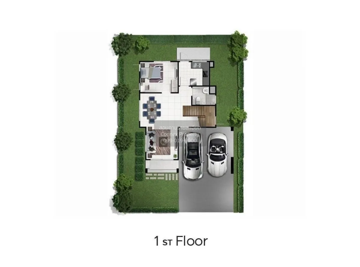 For Sale House , Centro Rama 9 - Motorway , corner unit , wide fr 3